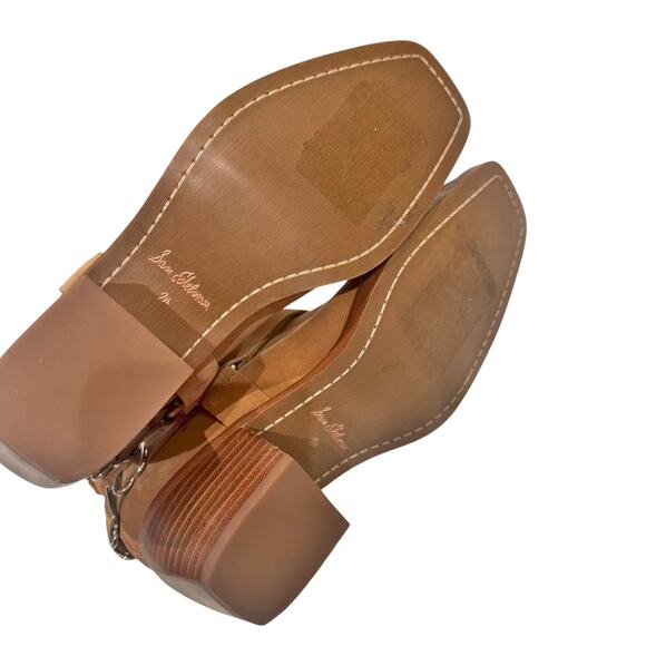 Sam Edelman Women's Bellamie Suede Harness Ankle Boots Tan Size 7.5 NWOB - Picture 6 of 10